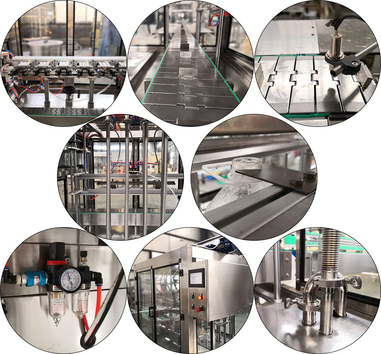 Ең жақсы баға 5-100мл пневматикалық бөтелкедегі мотор майын құю машинасы