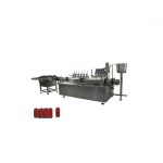 Кішкентай бөтелкедегі көз тамшылары, тырнаққа арналған лак толтыру машинасы және жабу машинасы